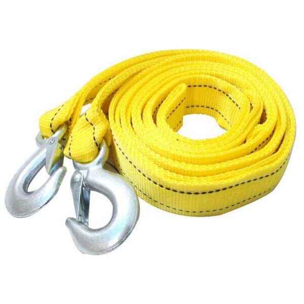 Heavy Duty Tow Strap With Hooks cover