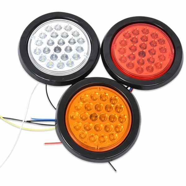 Round Rear Tail Lights cover-TL