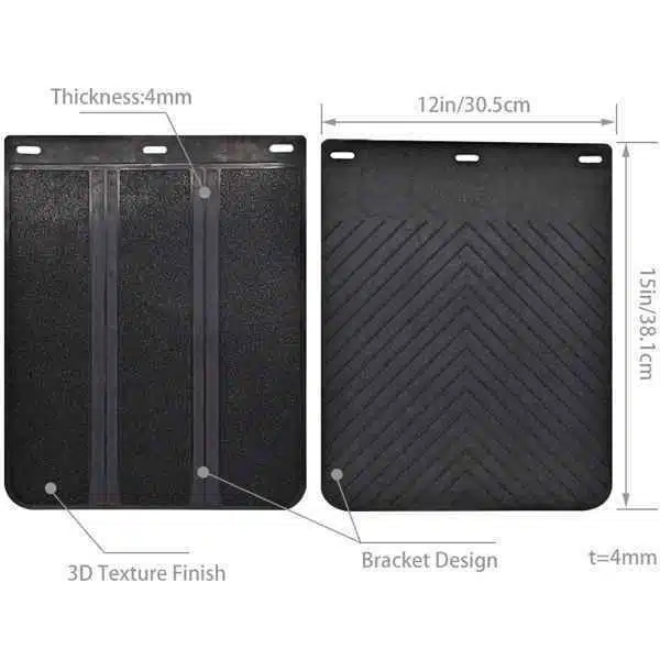 demo-dimension- Rubber Mud Flaps For Trucks