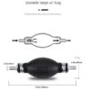 Fuel Pump Siphon 1Pc Manual Fuel Pump Siphon measurement