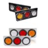 Led Rear Tail Lights Round LED 12 24V truck caravan